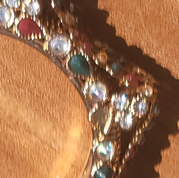 COPY - 2 High Quality Synthetic Stone Bangle Bracelets 7" - Picture 7 of 7